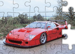 Ferrari F 40, Dokładka, Zderzaka, Deszcz