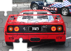 Logo, Ferrari F 40, Police