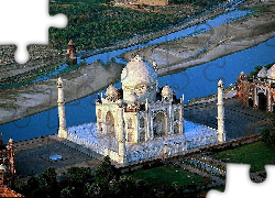 Taj, Mahal, Agra, Indie