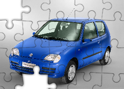 Niebieski, Fiat Seicento, Hatchback