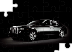 Czarny, Rolls-Royce Phantom, Elegancki