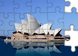 Australia, Sydney, Sydney Opera House, Odbicie