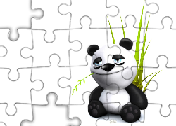 Panda, Bambus, Animowana