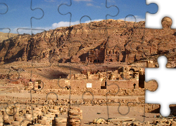 Grobowce królewskie, Ruiny, Petra, Jordania