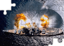 USS Iowa, Salwa, Burtowa