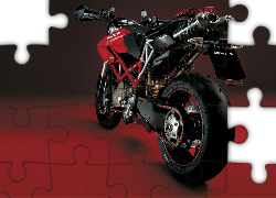 Ducati Hypermotard 1100, Układ, Wydechowy, Karbon