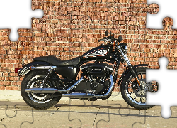 Harley Davidson Sportster XL883R, Bak, Paliwa