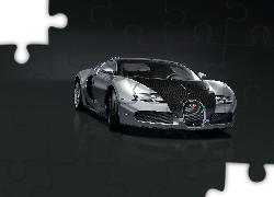 Czarno, Srebrne, Bugatti Veyron
