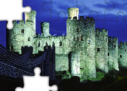 Zamek, Conwy, Gwynedd, Wielka, Brytania