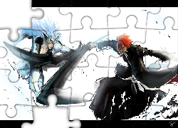 Walka, Kurosaki, Grimmjow