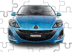 Przód, Mazda 3, Maska