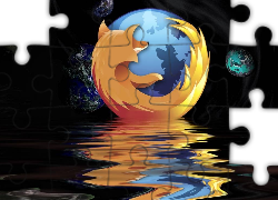 Firefox, Tafla, Wody