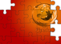Pomarańczowe, Tło, Logo, Firefox