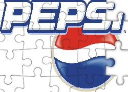 Pepsi, Logo, Białe, Tło
