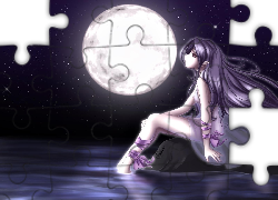 Elf, Księżyc, Woda