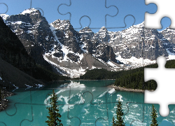 Kanada, Park Narodowy Banff, Góry Skaliste, Jezioro