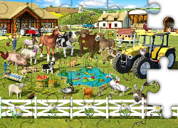 Farma, Zwierzęta, Pojazdy