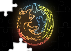 Logo, Firefox, Szkic