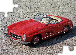 Czerwony, Mercedes Benz SL