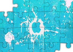 Niebieskie, Logo, Apple