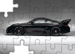 Czarne, Porsche 911, Lewy Profil