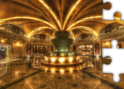 Wnętrze, Hotelu, MGM Grand, Las Vegas, USA

