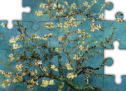 Vincent Van Gogh, Almond, Branches, In, Bloom