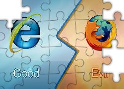 Internet Explorer, Vs, Firefox