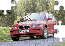 Czerwone, BMW E46, Kombi