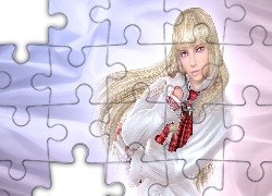 Blondynka, Długowłosa