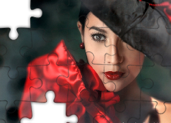 Kobieta, Modelka, Czapka