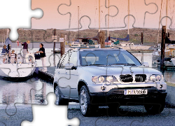 Srebrne, BMW X5, Jachty