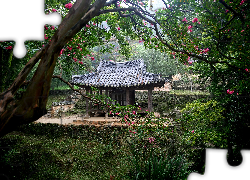 Altana, Ogród, Soswaewon Garden, Damyang, Korea Południowa