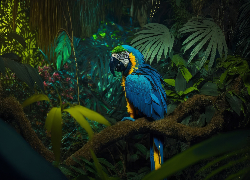 Niebiesko-żółta, Papuga, Ara