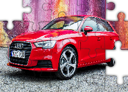 Czerwone, Audi A3 Sportback