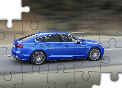 Niebieskie, Audi S5 Sportback, 2017