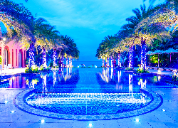 Lato, Wakacje, Hotel, Marrakesh Hua Hin Resort, Basen, Morze, Palmy, 
Prachuap Khiri Khan, Tajlandia