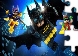 Lego Batman Film, Film animowany, Postacie, Batman, Batgirl, Robin