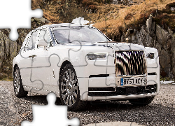 Biały, Rolls-Royce Phantom, 2017