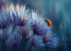 Dmuchawce, Biedronka, Brokat, Grafika AI