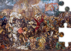 Malarstwo, Obraz, Jan Matejko, Bitwa pod Grunwaldem