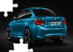 Niebieskie, BMW M2 Coupe Long Beach Blue Metallic, 2016