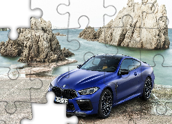 Niebieskie, BMW M8 Competition, Skały