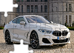 Białe, BMW M8, Coupe