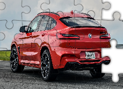Czerwone, BMW X4 M, Tył