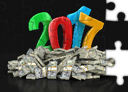 Szczęśliwego Nowego Roku, Pieniądze, Grafika 2D