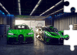 Zielone, Bugatti Chiron, Bugatti Bolide
