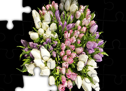 Tulipany, Kolorowy, Bukiet
