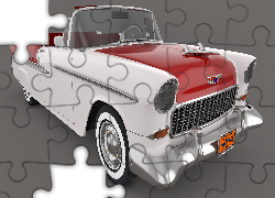 Zabytkowy, Chevrolet Bel Air Convertible, 1955