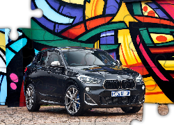Czarne, BMW X2 M35i, Mural